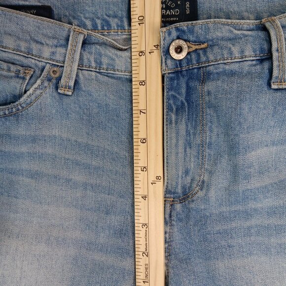 Lucky Brand Brooke Skinny Jeans Women's Size 10/30 Light Wash Waist 30-32​​ - Picture 8 of 13